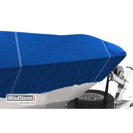 Eevelle Boat Cover INFLATABLE Blunt Nose, Outboard Fits 24ft 6in L up to 111in W Royal WSINFB24111B-RYL